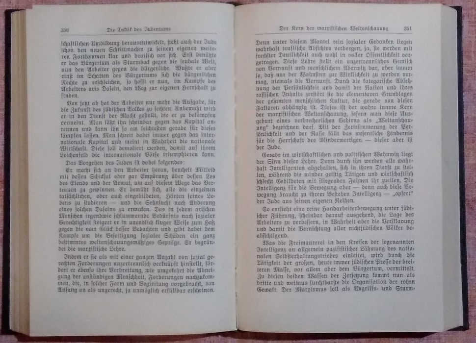 Mein Kampf Adolf Hitler 2 tomy w jednym 1939 oryginał unikat