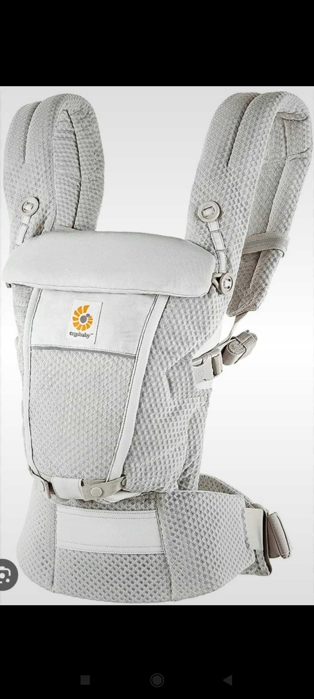 Ergobaby Adopt Soft Flex Mesh 0-4 lat  kolor Pearl Grey nosidło