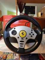 Grande oportunidade playstation + volante e pedais + 18 jogos+