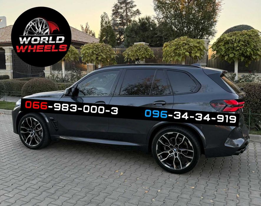 Диски R22 BMW 5x112 X5 X6 G05 G07 G06 G01 X7 разноширокие 913 стиль