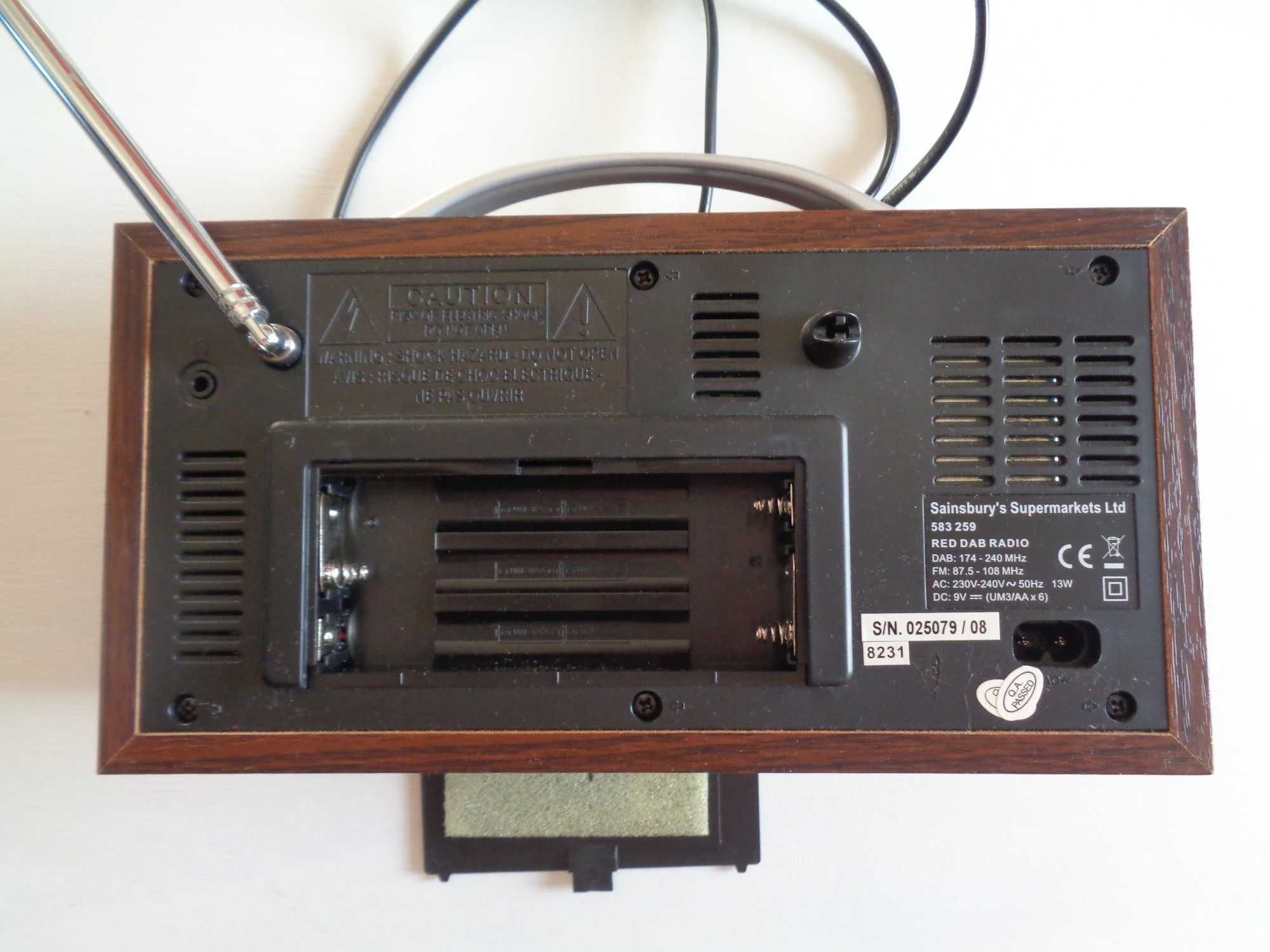 Radio Dab - digital - Model 583-259 do sieci i na baterie