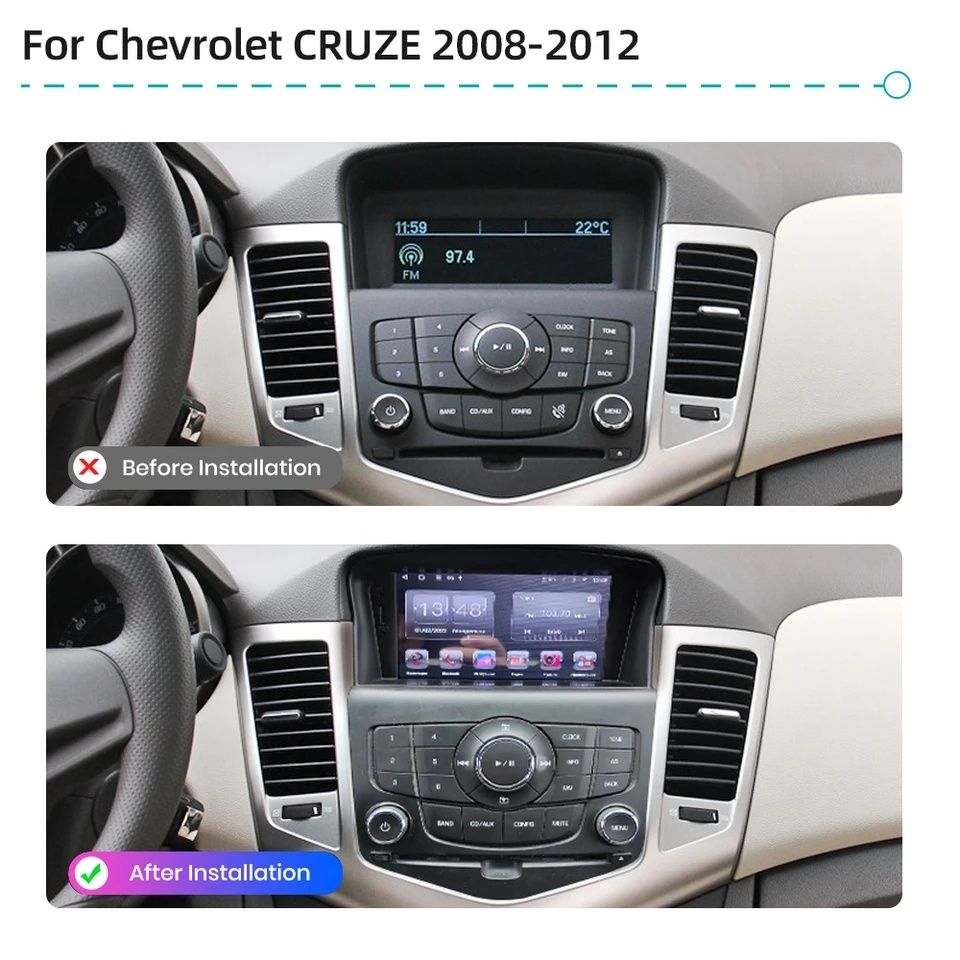 Radio nawigacja CHEVROLET CRUZE 2008 ÷ 2014 Android NAVI Gps