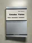 Estudos Vários Sobre Sociedades Anónimas