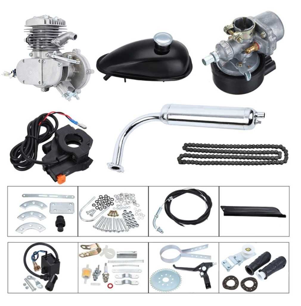 Kit de Motor Completo 80cc p/ Bicicleta