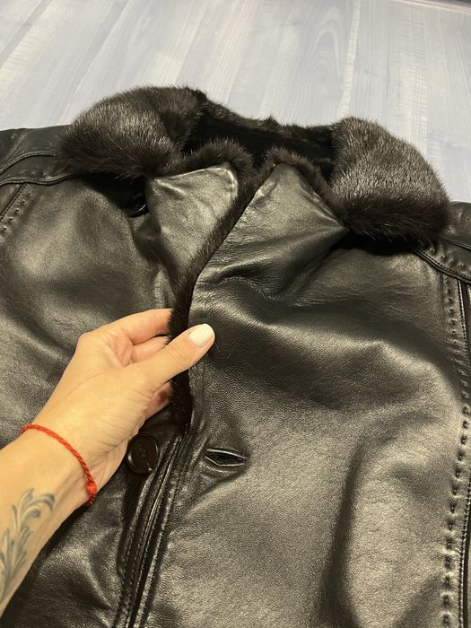 Куртка шкіряна зима