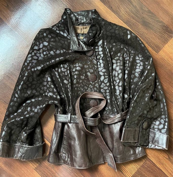 Куртка шкіряна вінтажна