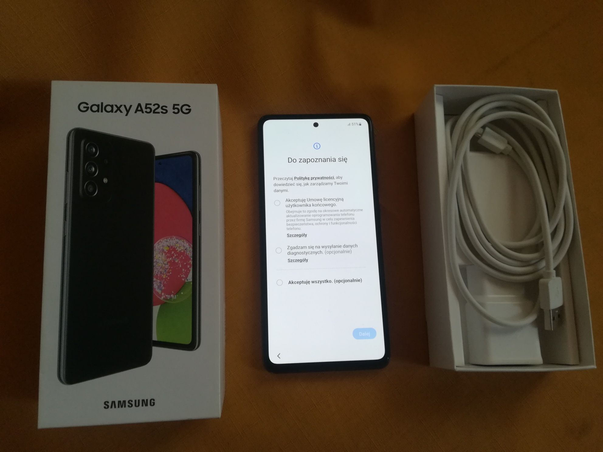 SAMSUNG GALAXY A52 S 5G telefon komórkowy