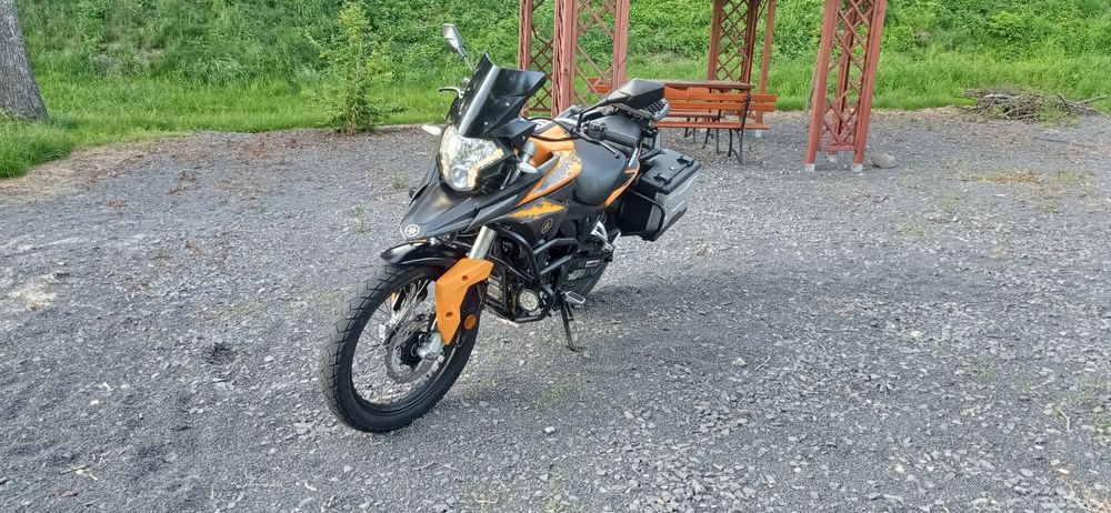 Romet ADV 250 kategoria B ABS wtrysk enduro turystyk kufry akrapovic