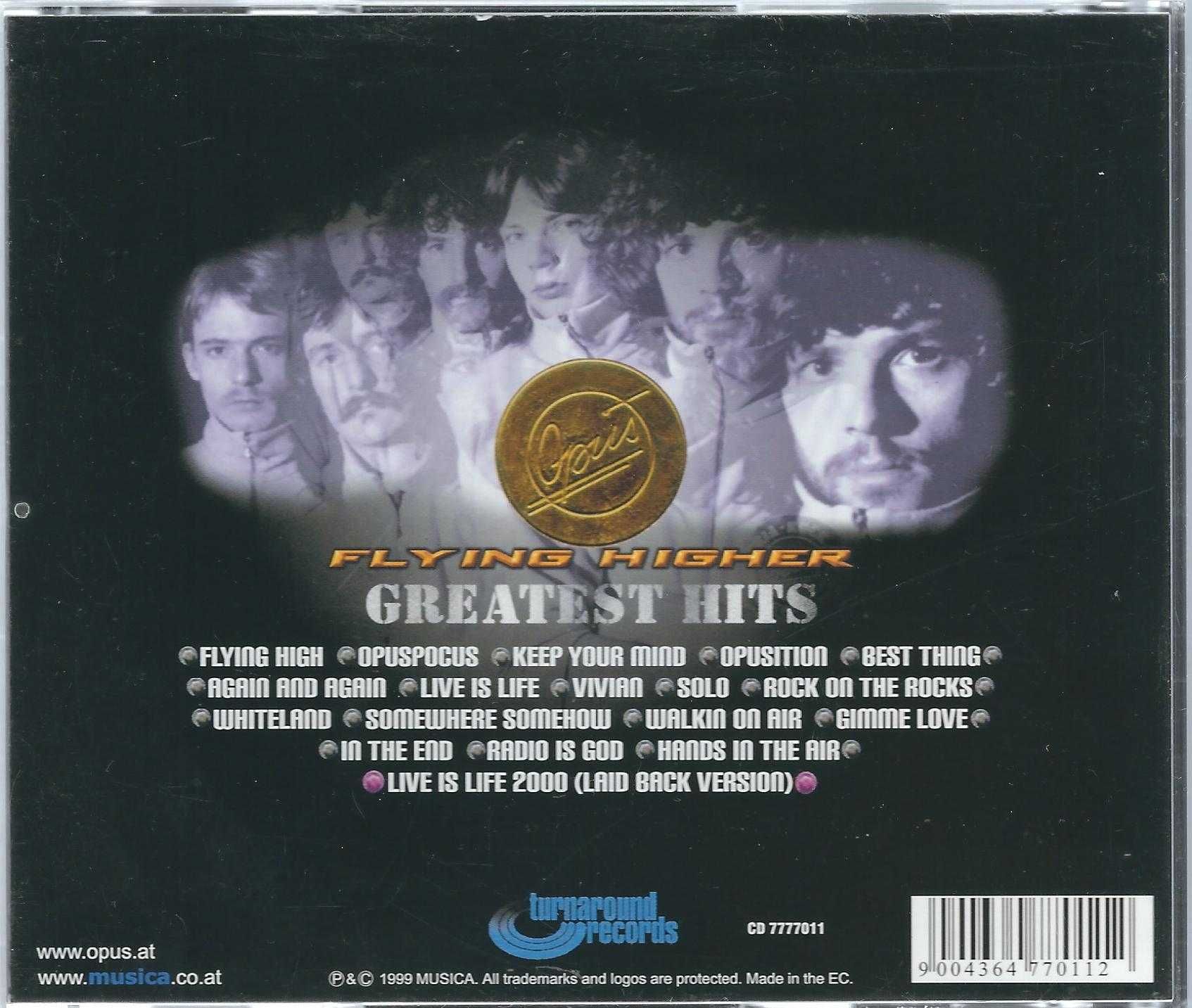 CD Opus - Flying Higher (Greatest Hits) (1999) (Turnaround Records)