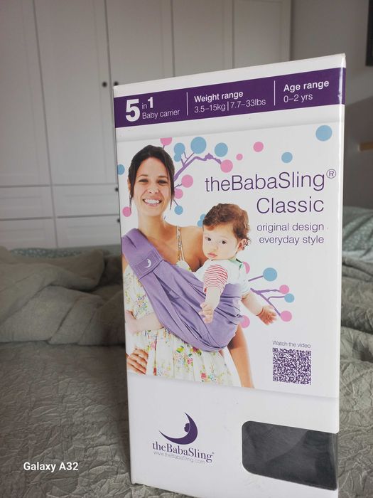 BABASLING porta-bebé (como novo)