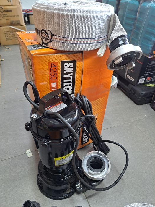 Pompa do szamba wody brudnej studni  4250w SKYTECH NIEMIECKA żeliwo te