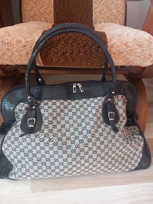 Gucci torba podróżna podręczna vintage