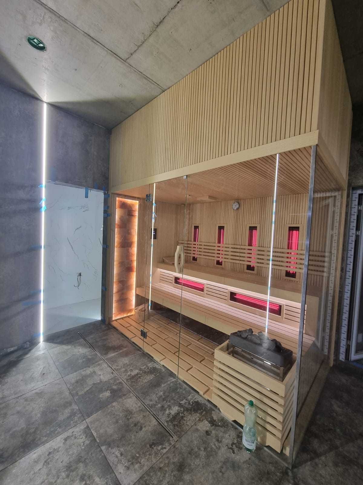 Sauna domowa na wymiar, fińska, infrared, combi