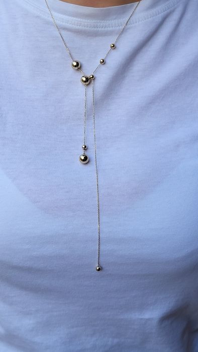 Кольє лимонного золота, 585