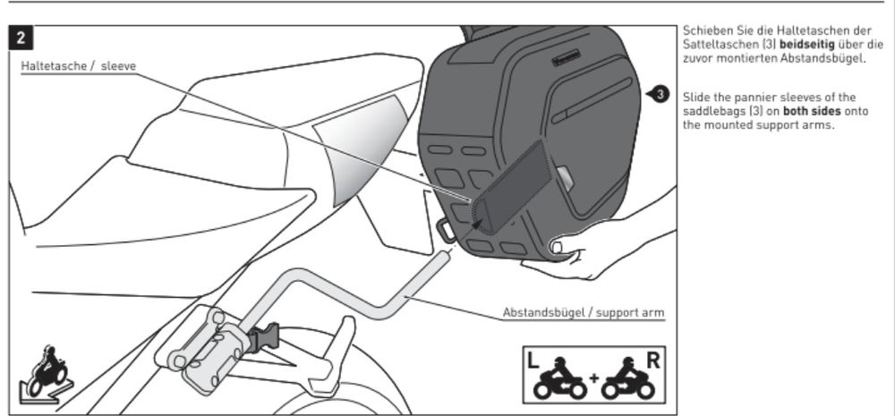 Kufry motocyklowe torby sakwy stelaż aprilia rs660 tuono