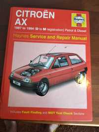 Haynes - Citroen AX (manual técnico - capa dura)