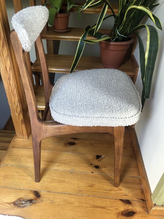 Krzesło Hałas po renowacji prl