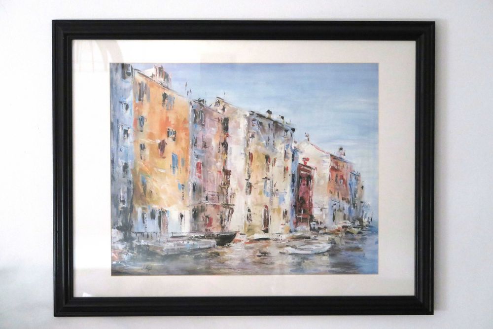 Duży obraz reprodukcja Wenecja Joanna Bęś w ramie