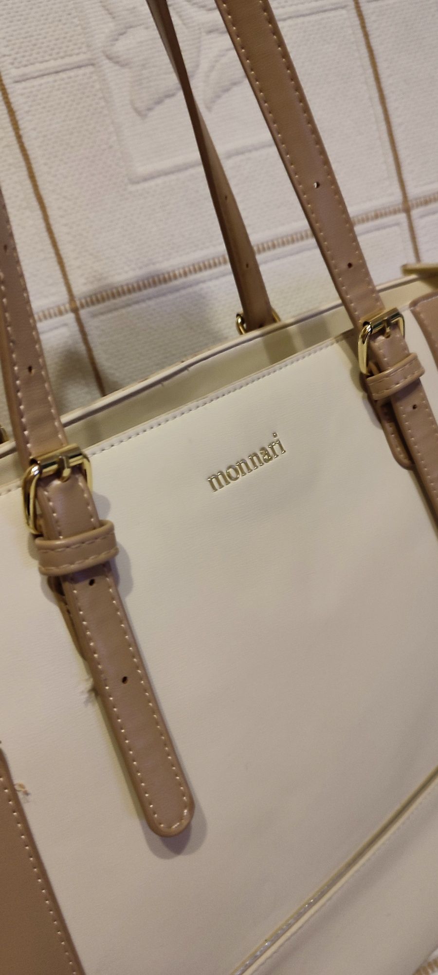 Monnari torebka kuferek shopper bag A4