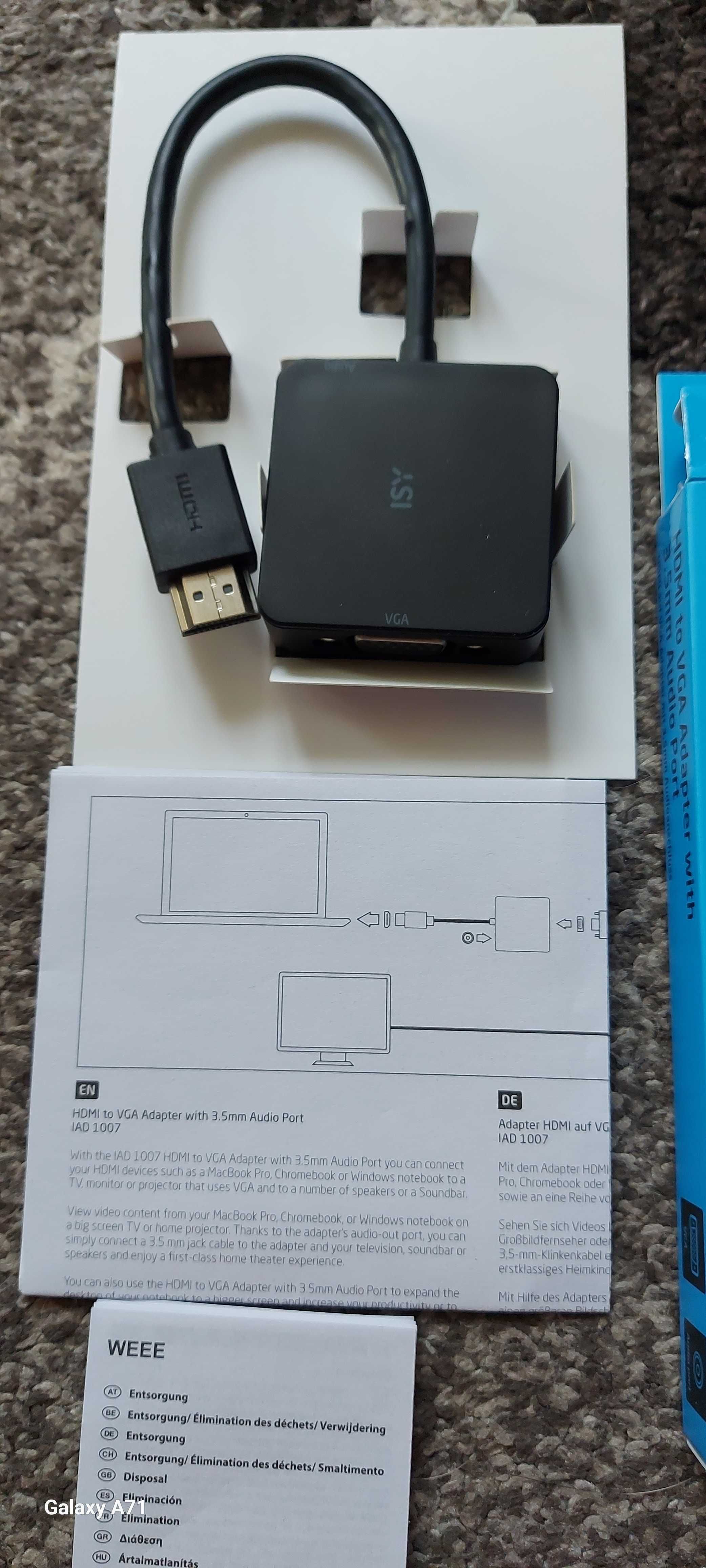 Adapter ISY IAD-1007 HDMI - VGA