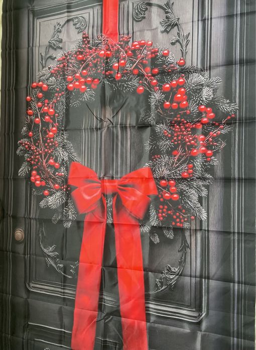 Різдвяна Прикраса на двері , ранер на двері