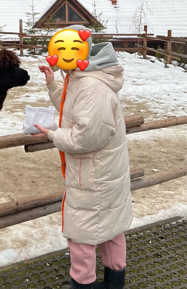 Зимняя дутая оверсайз куртка, пуховик