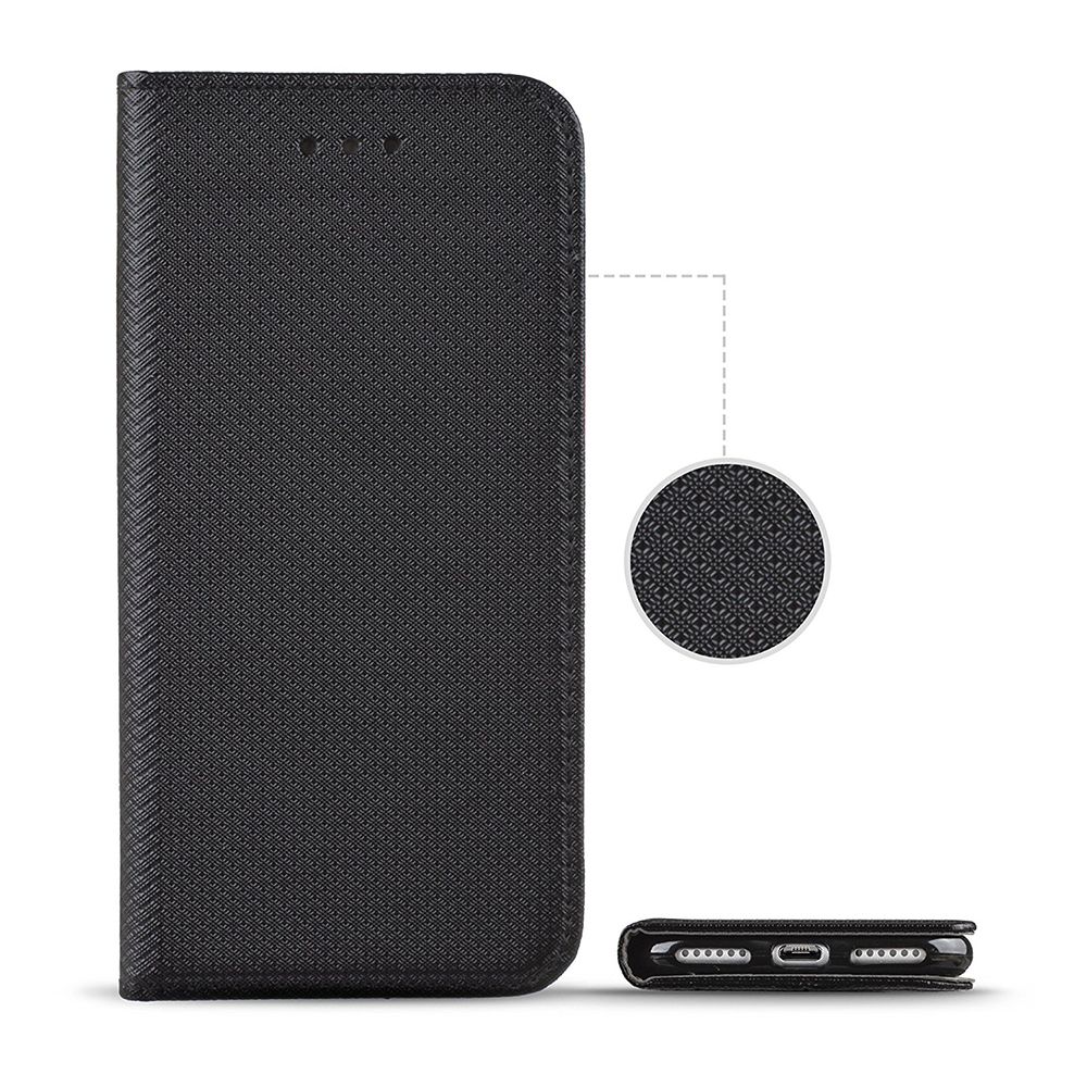 Magnetyczne Etui Case Do Samsung A7 2018 Czarne Ochrona