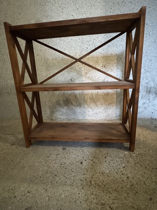 Regały loftowe drewniane 2 sztuki