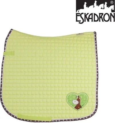 Komplet Nici Hearts Green Czaprak DL + owijki
