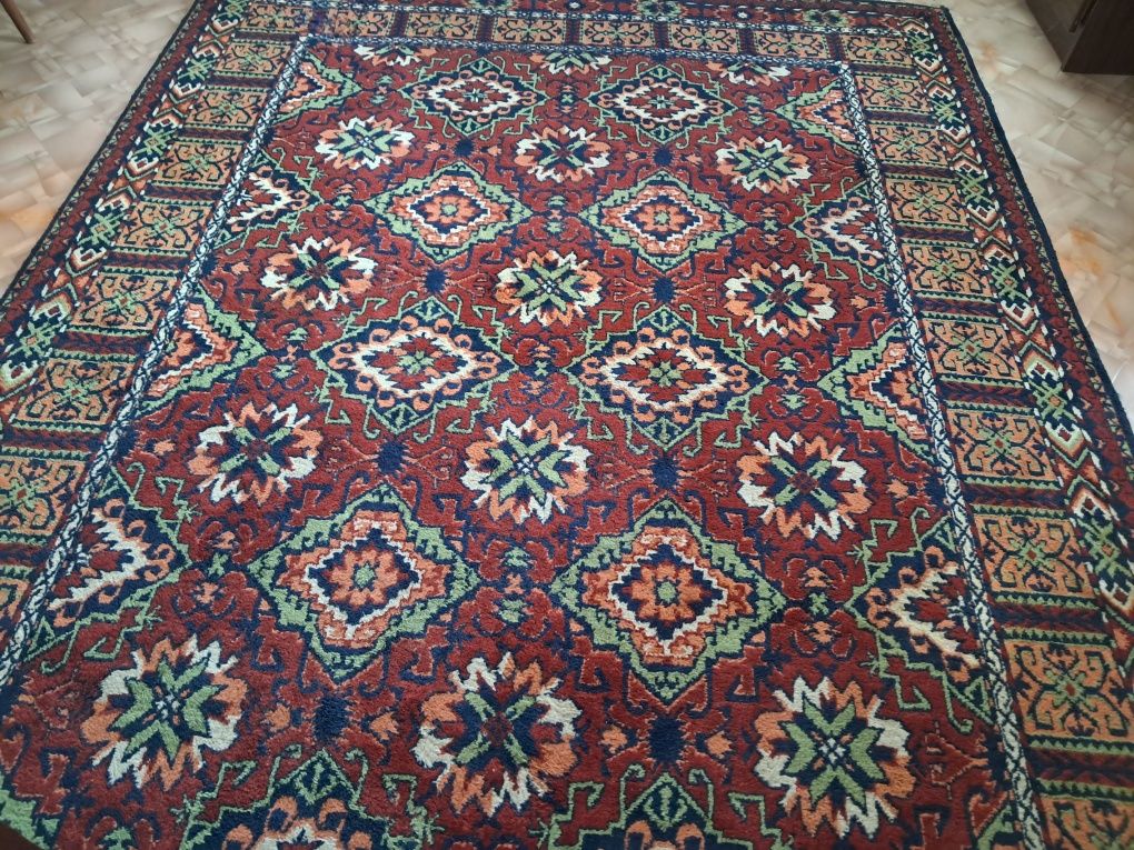 Натуральный шерстяной ковёр 2×2.80 м