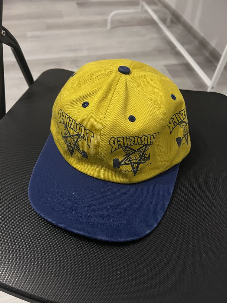 Supreme x Thrasher fw21 yellow gold cap