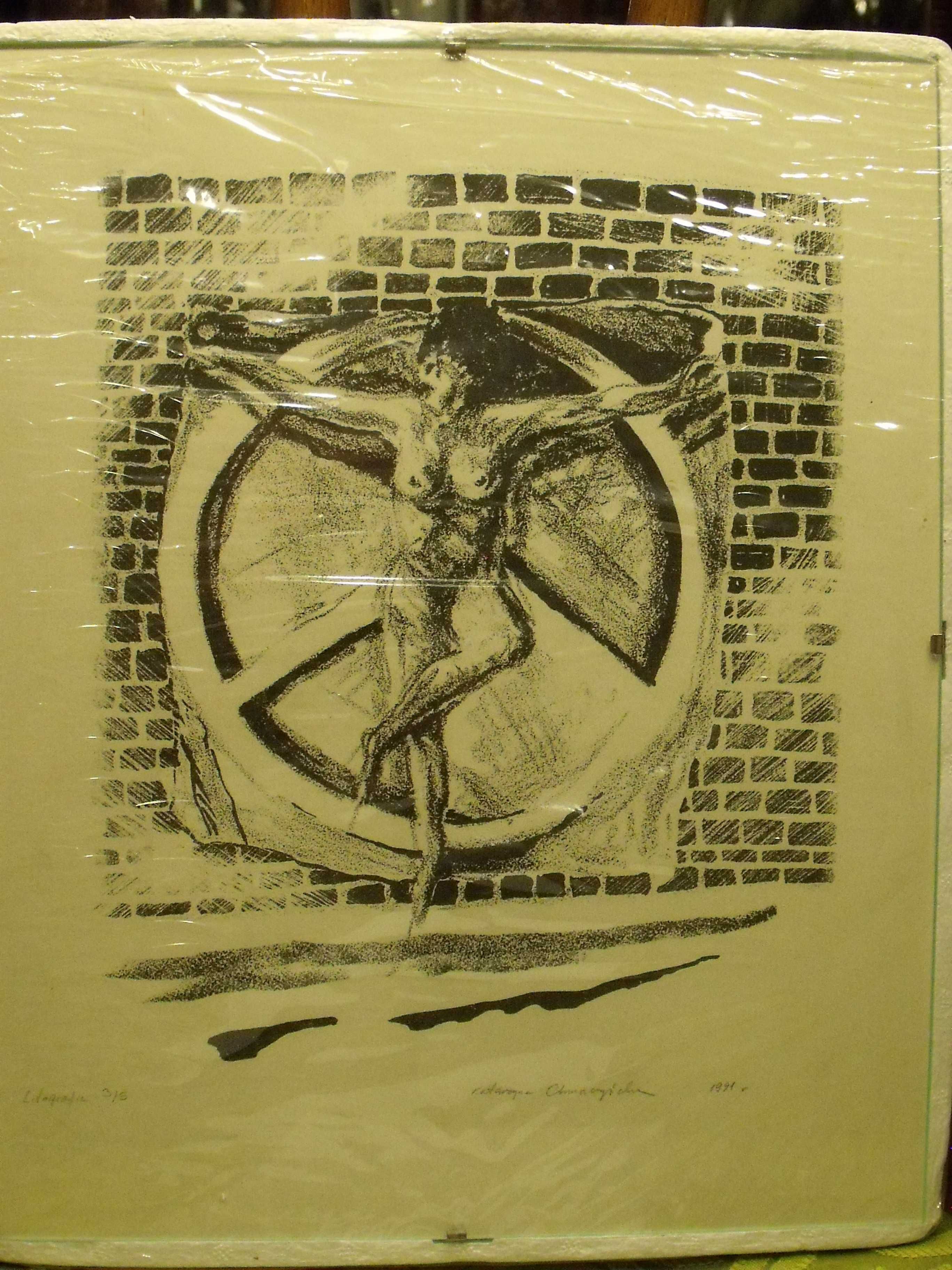 Katarzyna Chruszczyńska litografia 3-5, sygn. 1991 PWSSP ASP UA Poznań