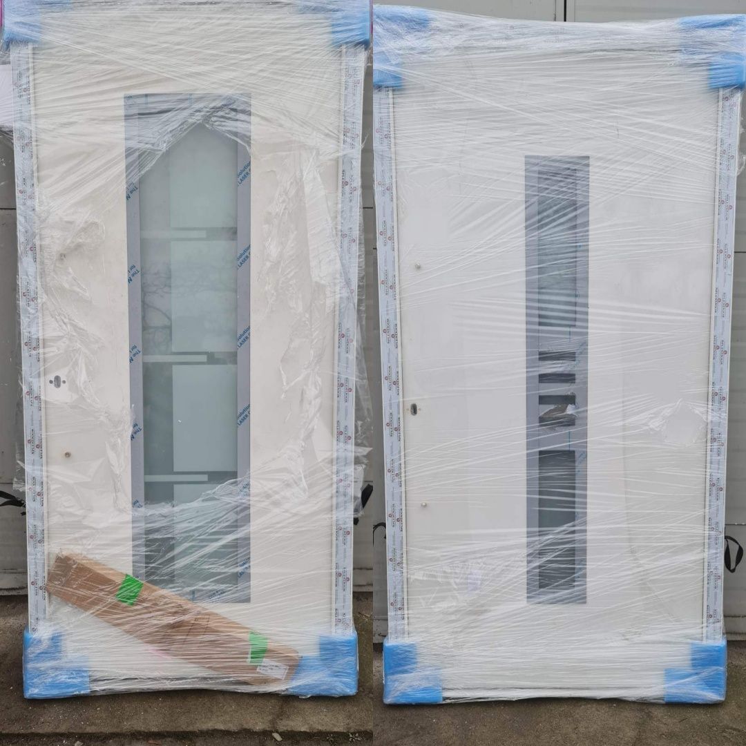 Drzwi zewnętrzne z antabą Ocieplaną aluminiową ościeżnicą