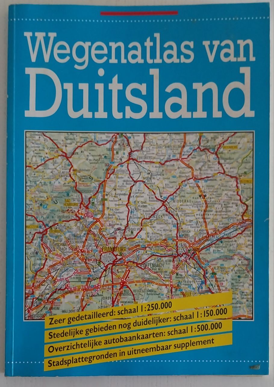 Mapas em Atlas tamanho A3 dos anos 80