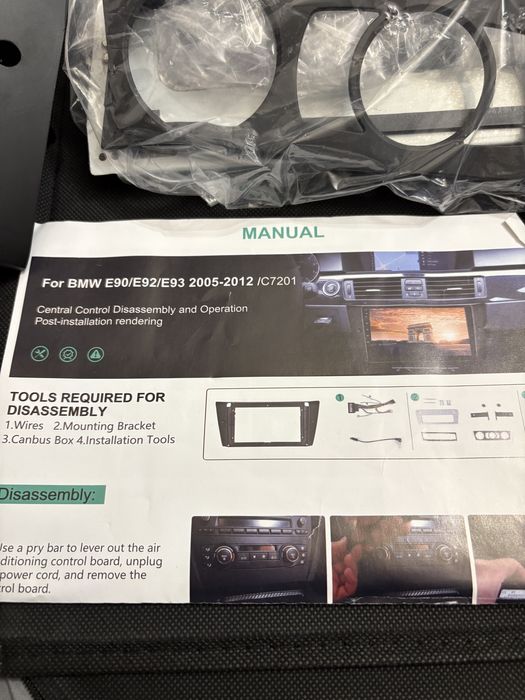 RADIO NAWIGACJA GPS BMW 3 E90 / E91 / E92 / E93 / carplay ANDROID