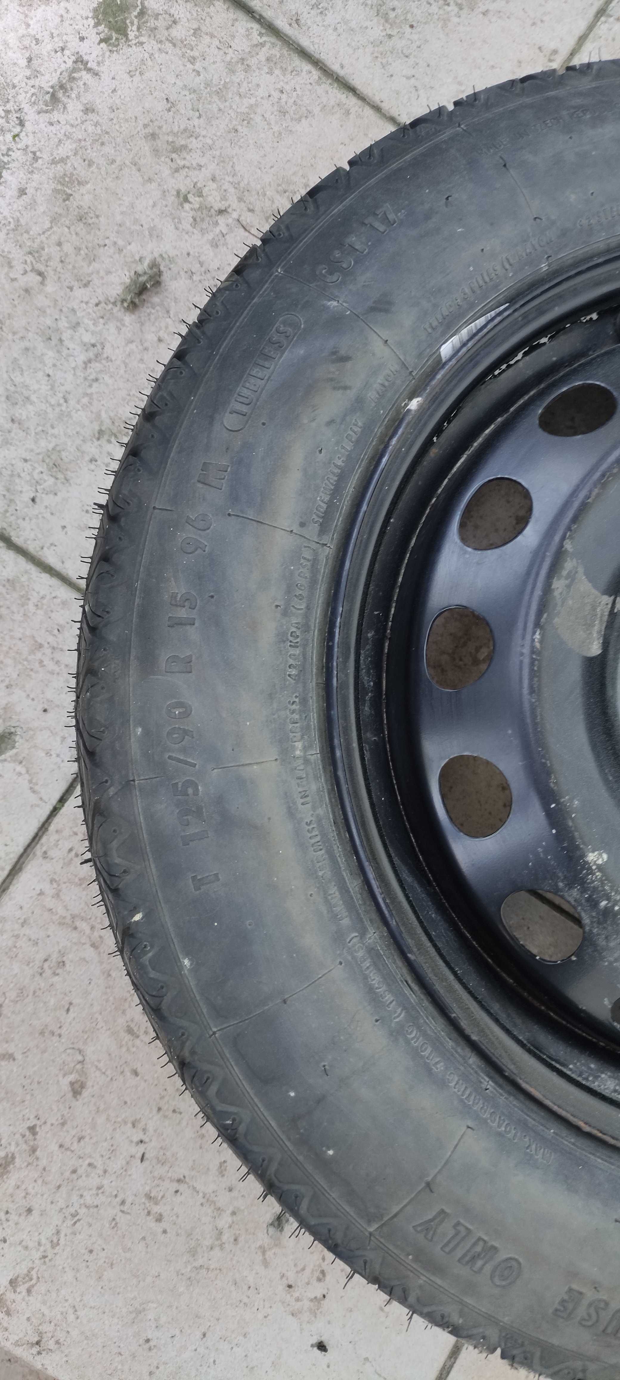 Koło Dojazdowe Continental 125/90/15 ET35