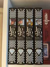 Jojo’s Bizarre Adventure part 4 tom 1,2,3,8 angielski manga