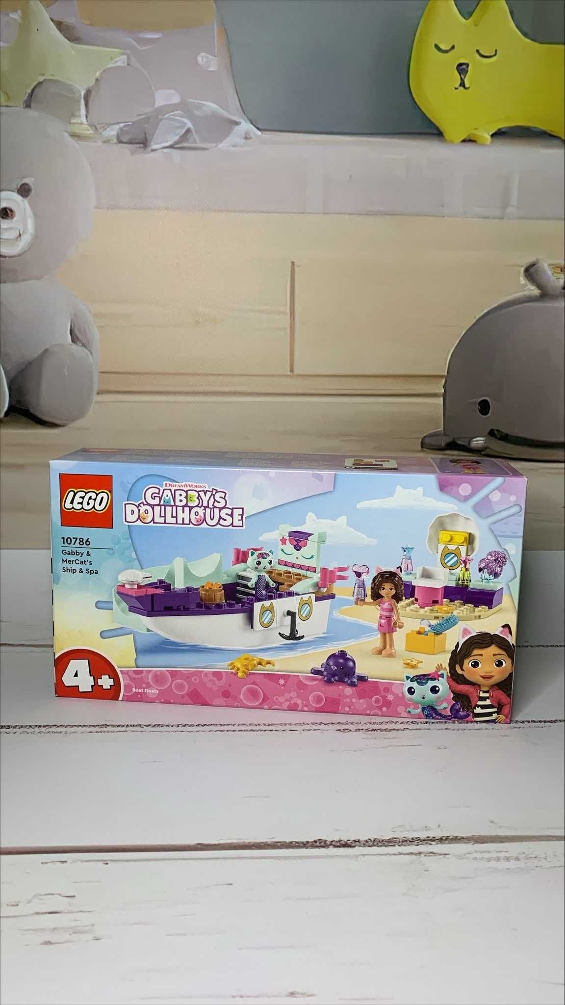 LEGO Gabby's Dollhouse "Корабель і спа Ґаббі й Нявки"