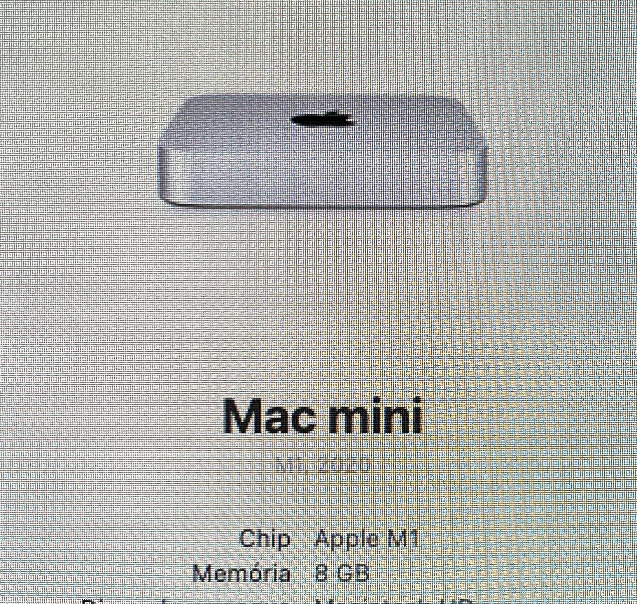 Mac mini M1 8GB RAM 256GB SSD
