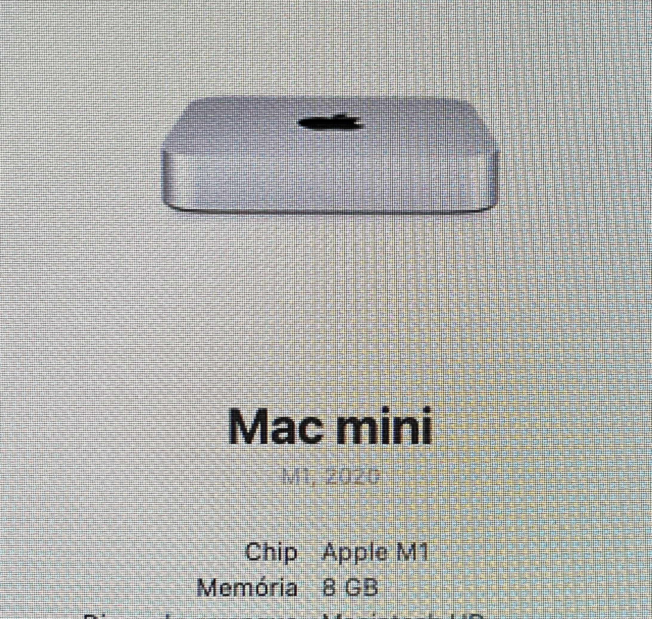 Mac mini M1 8GB RAM 256GB SSD