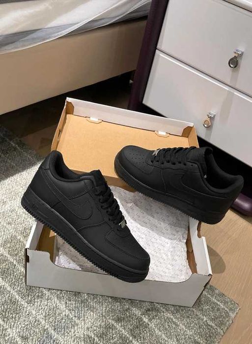 Buty Trampki Nike_Air_Force_1_Low_ '07_ Black Rozmiar 38