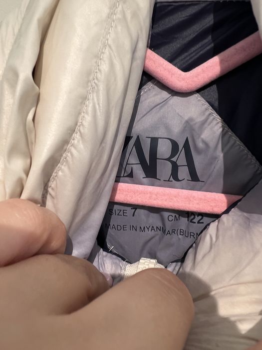 Пуховик Zara для дівчинки