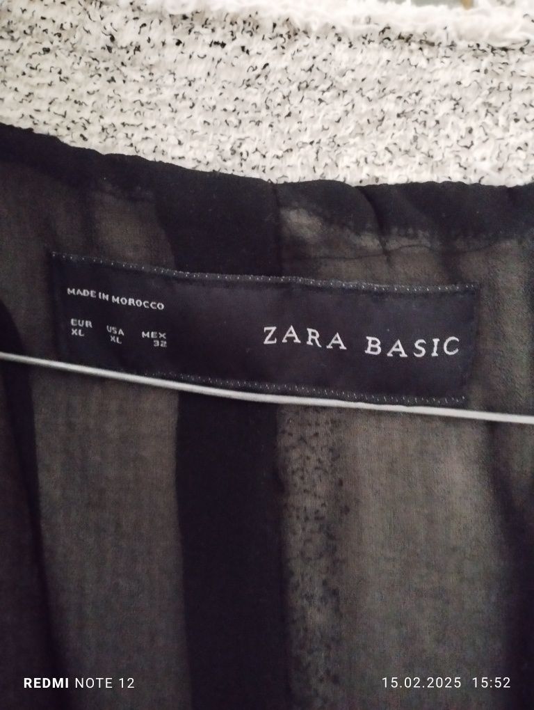 Żakiet marynarka tweedowa Ala chanelka Zara XL