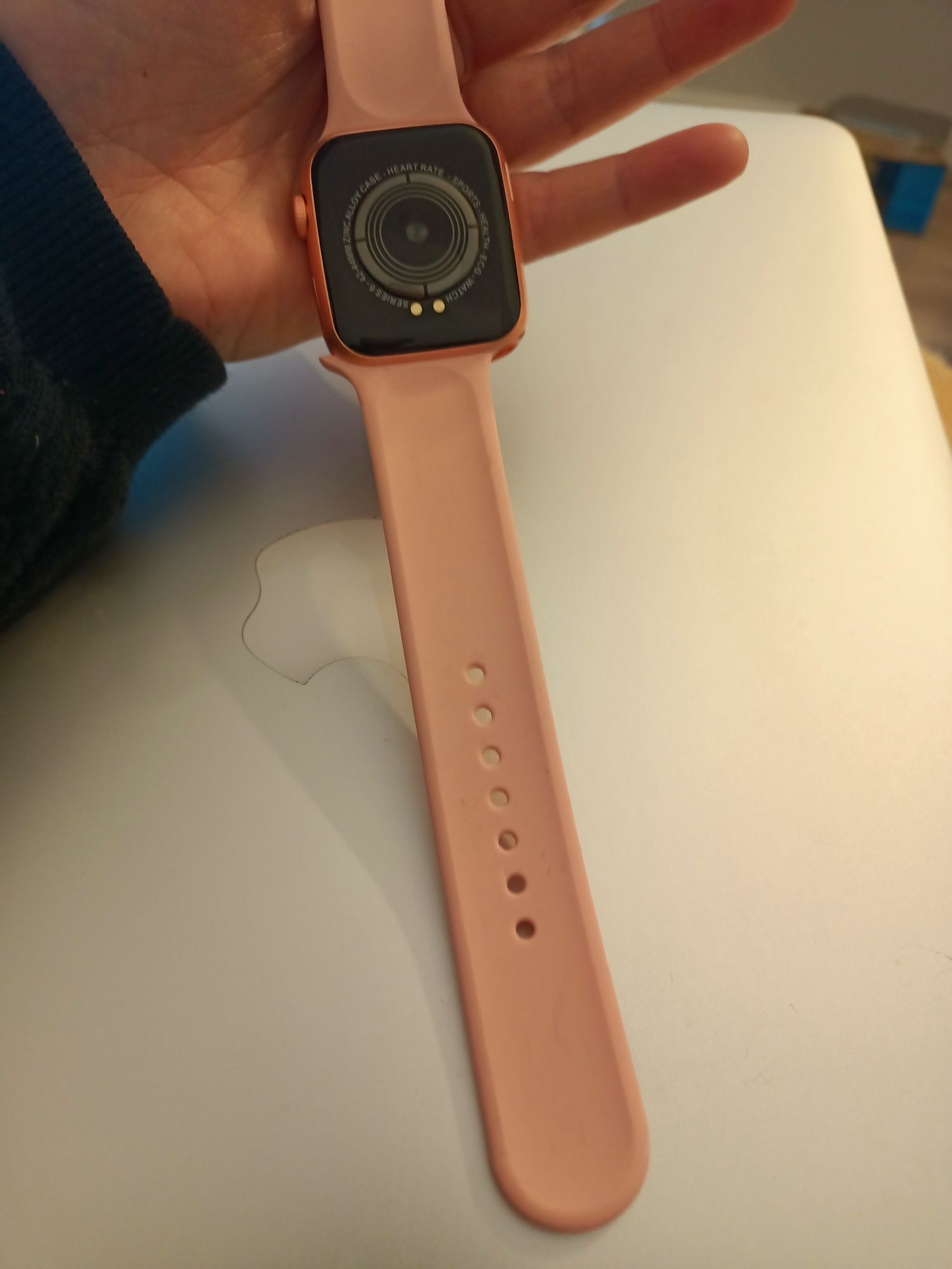 Smartwatch zegarek różowy Smartband
