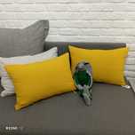 2 szt Nowa poszewki Hand Made 40x58 musztardowy
