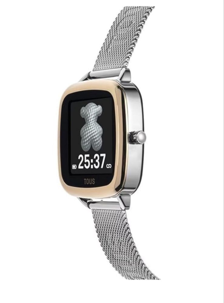 Zegarek smartwatch Tous D-Connect srebrny złoty