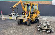 Ukladarka do kostki + chwytak do kraweznikow Probst VM 204 Robotec