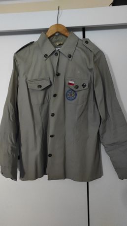 mundur harcerski koszula + spódnica + dodatki