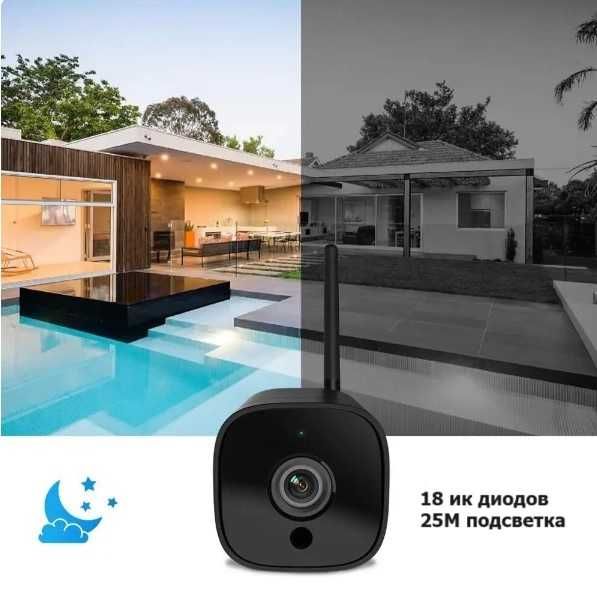 5.0 MP Ultra HD 2592*1944 WiFi IP камера