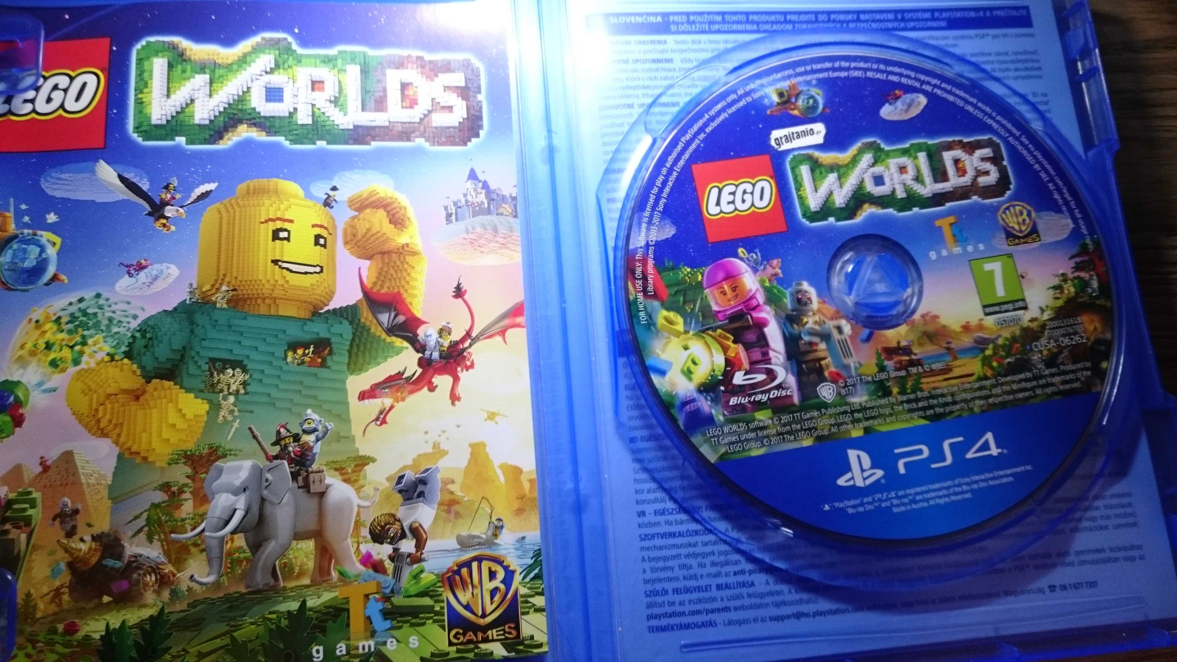 Gra LEGO Worlds PS4 Playstation 4 POLSKA minecraft spiderman